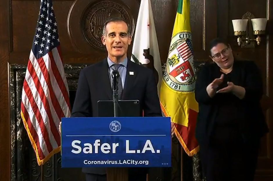 Eric Garcetti responds to the Trump Administration: "We are guided by science"