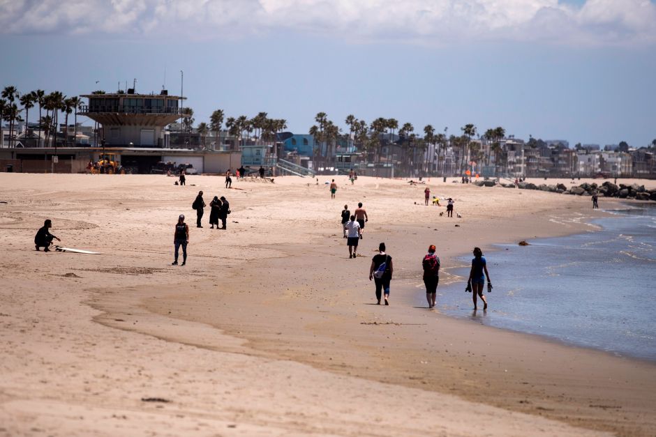 Los Angeles County beaches will be closed at the end of July 4 due to increased coronavirus