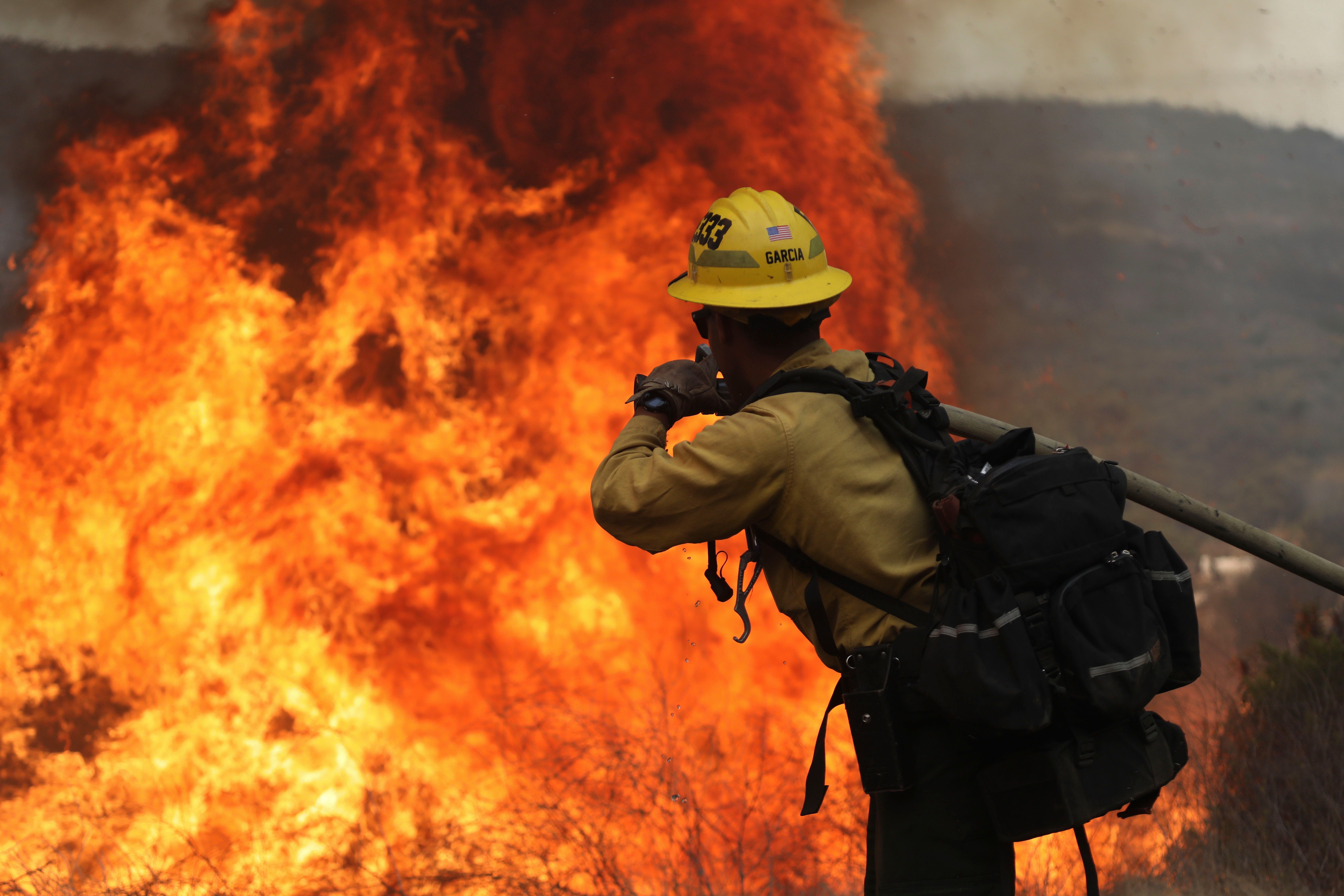 High temperatures in California have fueled fires in various parts of the state.