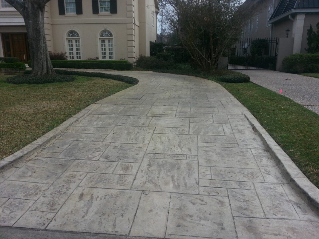 Can you pressure wash stamped concrete?