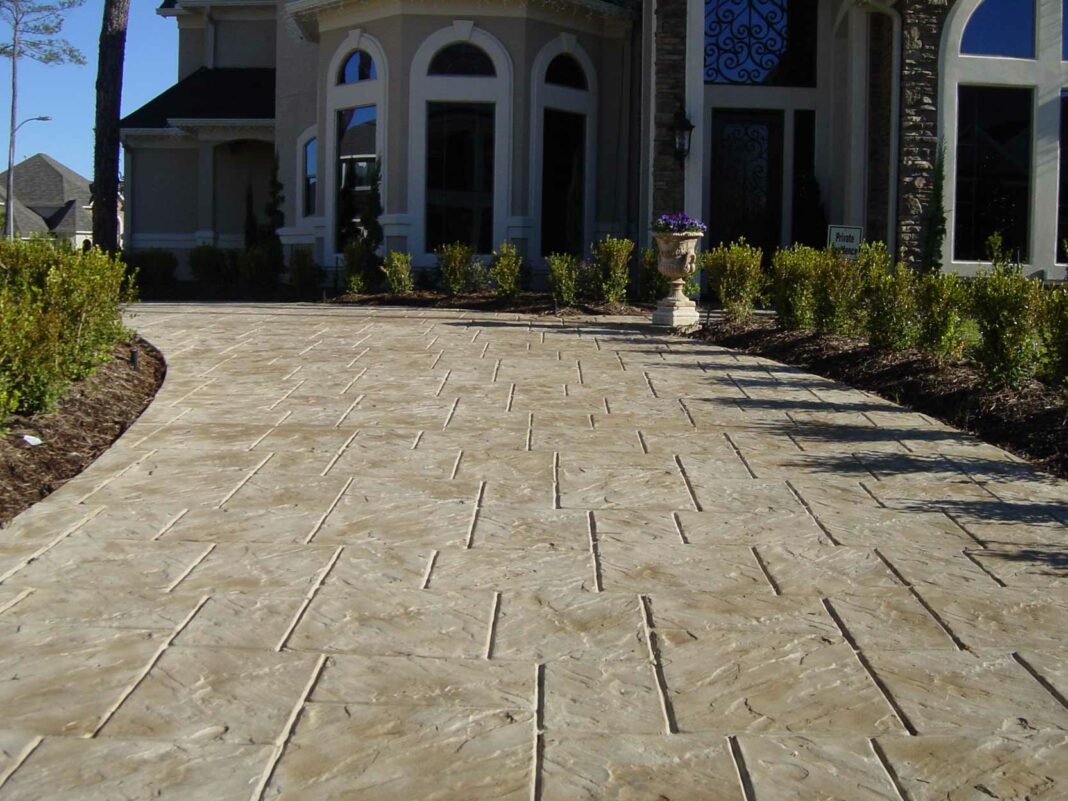 Can you pressure wash stamped concrete?