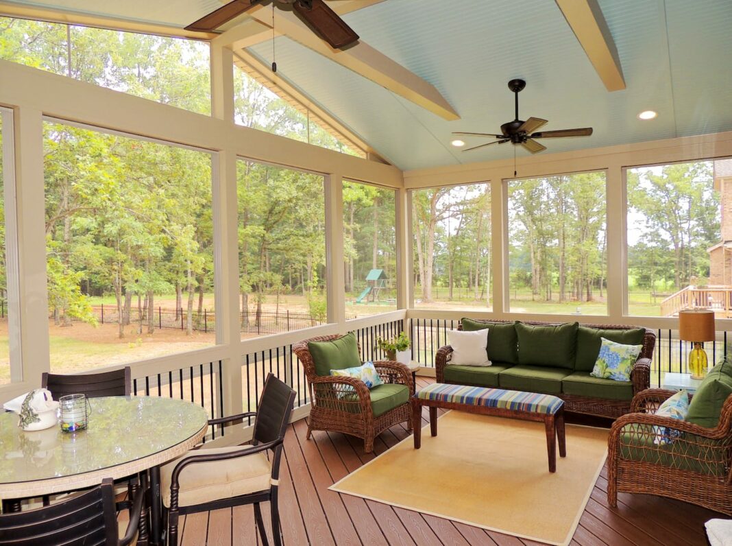 How do you enclose an existing porch?