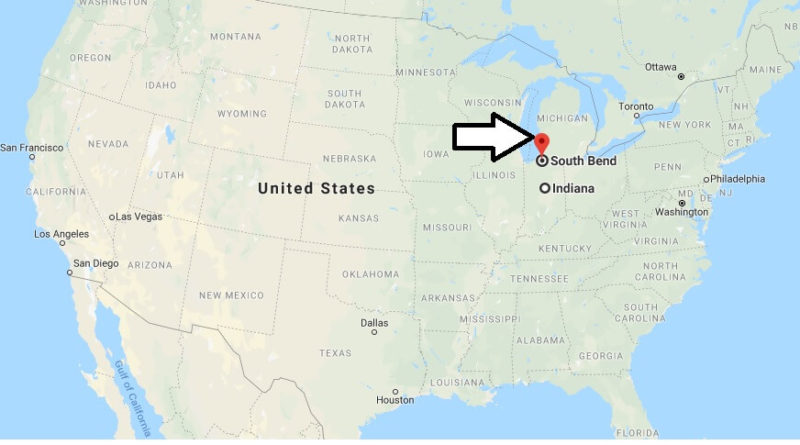 How far is Indianapolis from South Bend Indiana?