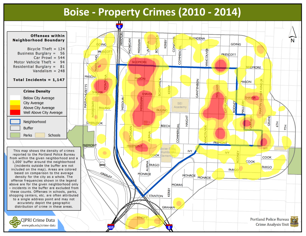 Is Boise safe at night?