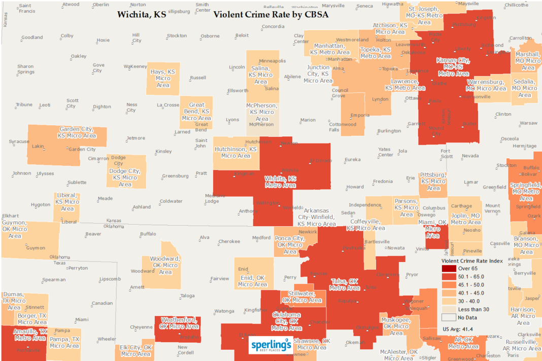 Is Wichita Kansas safe to live?