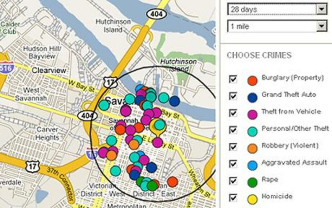 Is it safe to walk at night in Savannah?