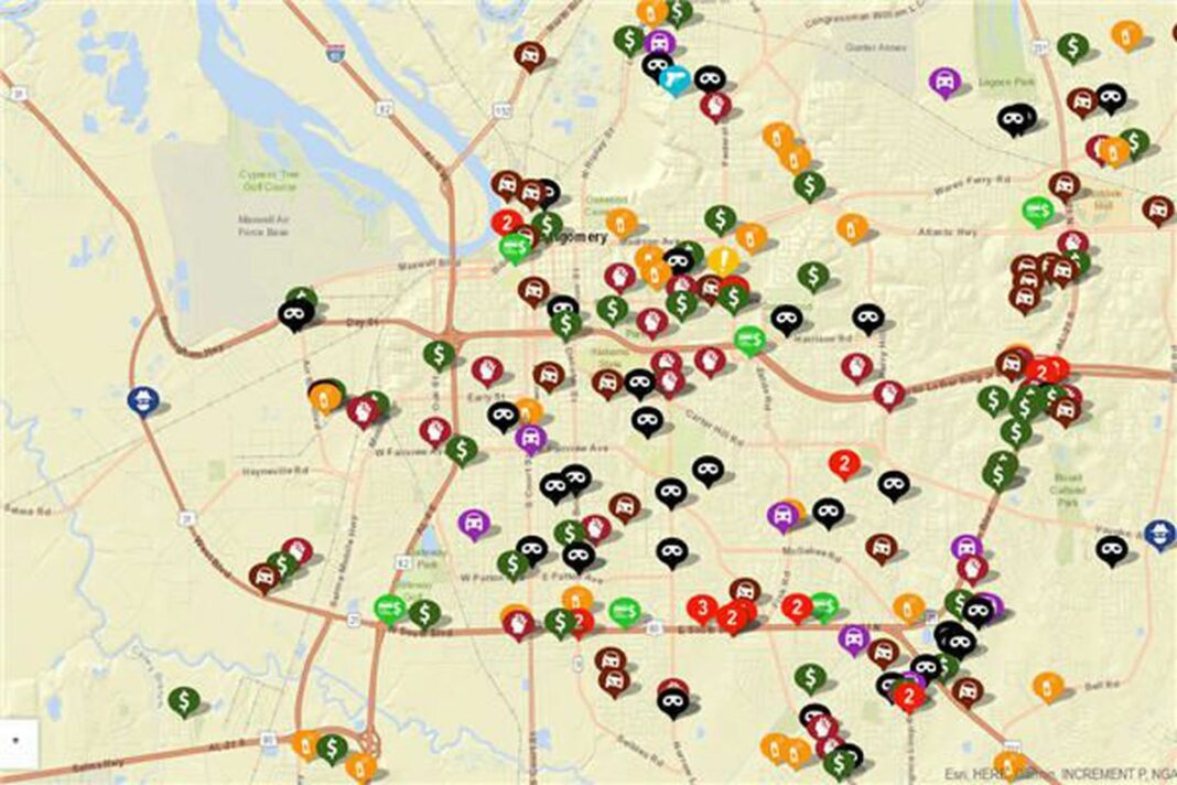 What city has the highest crime rate in Alabama?