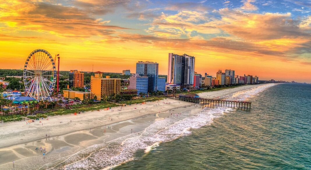 What is the Golden Mile in Myrtle Beach?