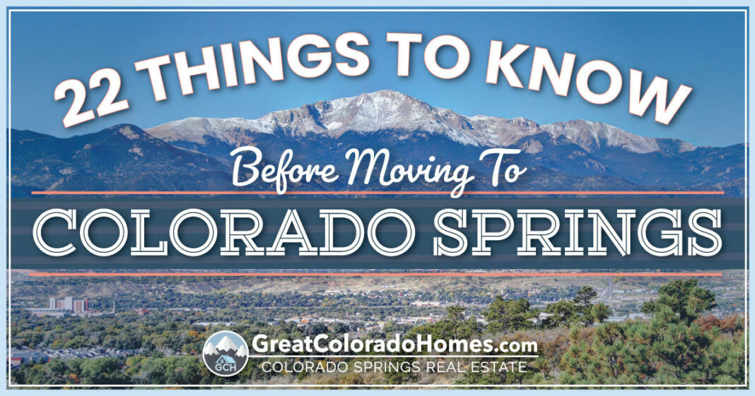 What is the best area to live in Colorado Springs?