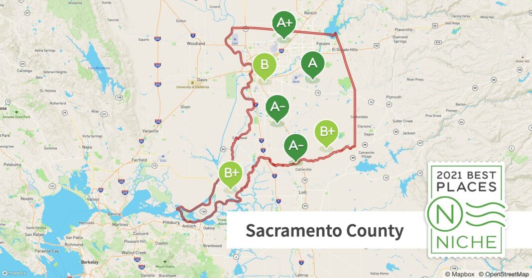 What is the nicest suburb of Sacramento?