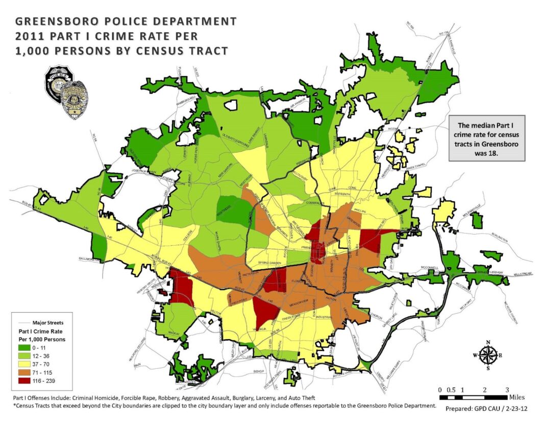 Which is safer Greensboro or Winston-Salem?